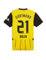 Moške Nogometnih dresov Borussia Dortmund Donyell Malen #21 Domači 2024-25 Kratki rokavi